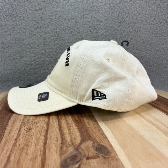 New Era NFL Super Bowl LVII Philadelphia Eagles 39Twenty Adjustable Beige Hat - Picture 4 of 5